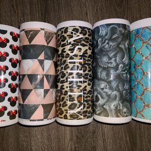 Handmade 30 ounce tumblers. Message which one
